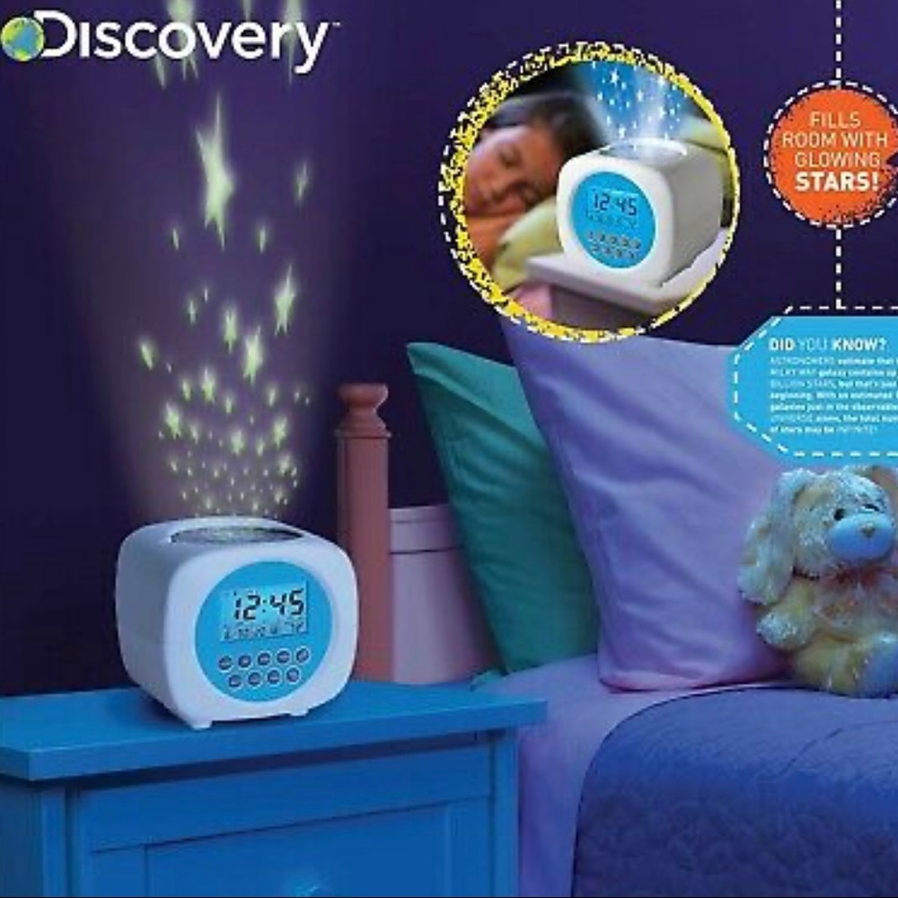 DISCOVERY Projection Alarm Clock - Picture 2 of 5